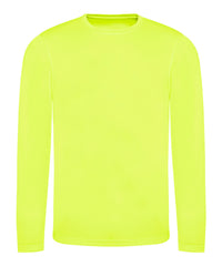 AWDis Long Sleeve Cool T - Electric Yellow