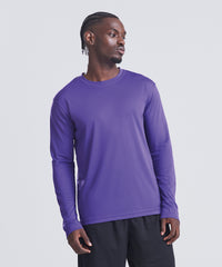 AWDis Long Sleeve Cool T - Arctic White