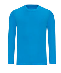 AWDis Long Sleeve Cool T - Sapphire Blue