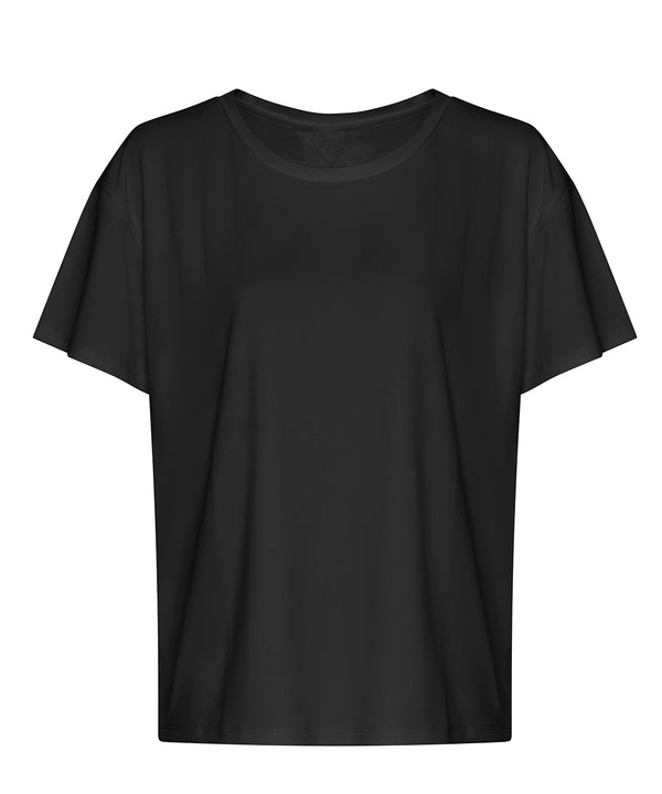 AWDis Women’s Open Back T - Jet Black