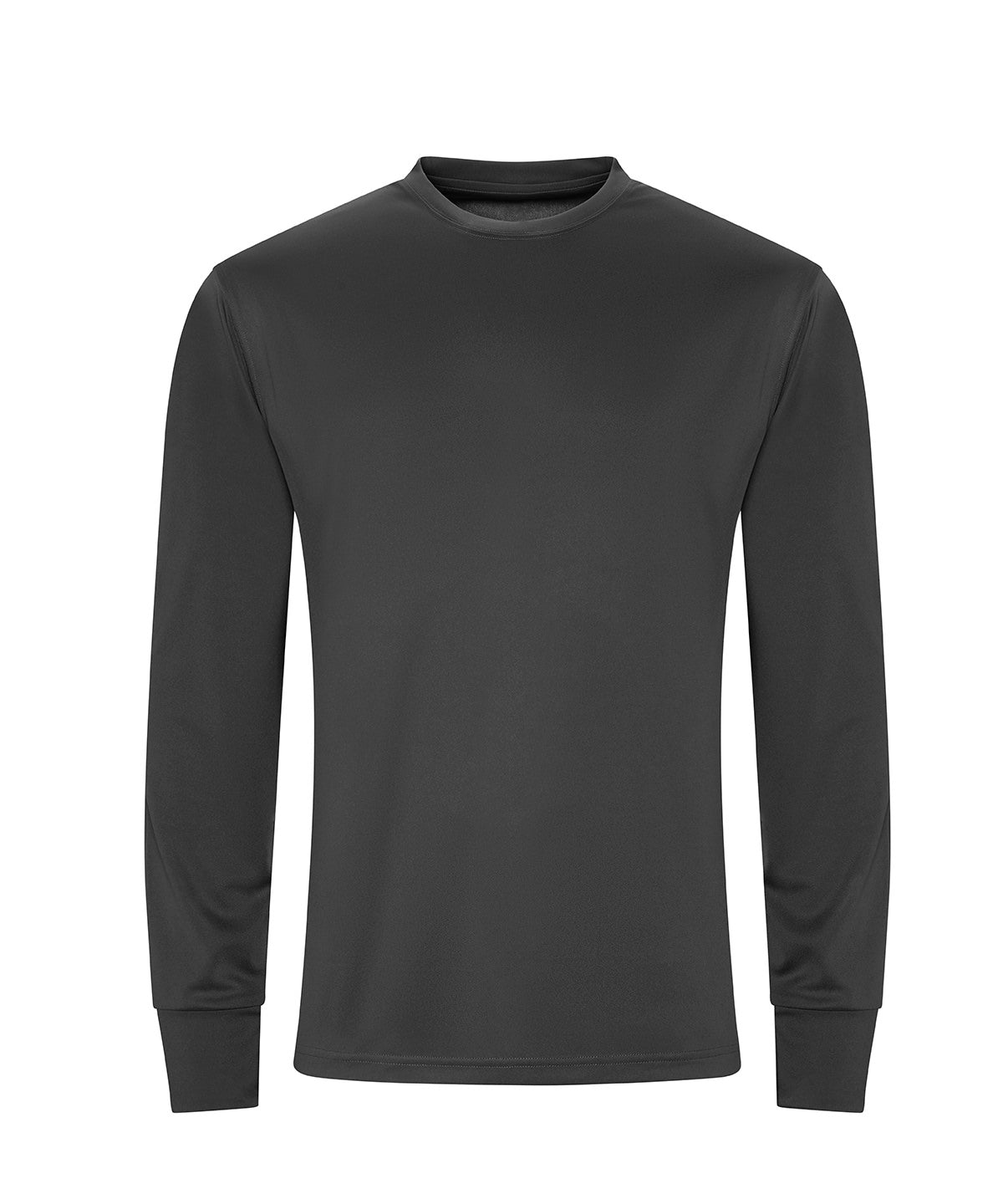 AWDis Long Sleeve Active T - Charcoal