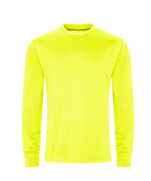 AWDis Long Sleeve Active T - Electric Yellow