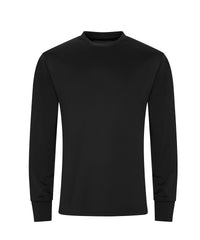 AWDis Long Sleeve Active T - Jet Black