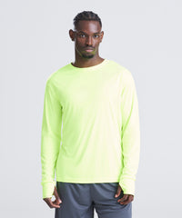AWDis Long Sleeve Active T - Charcoal