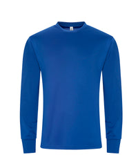 AWDis Long Sleeve Active T - Royal Blue