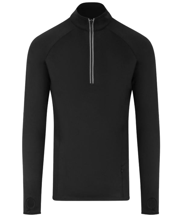 AWDis Cool Flex Long Half-zip Top - Jet Black