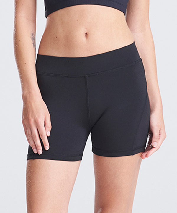 AWDis Women's Cool Training Shorts - Jet Black