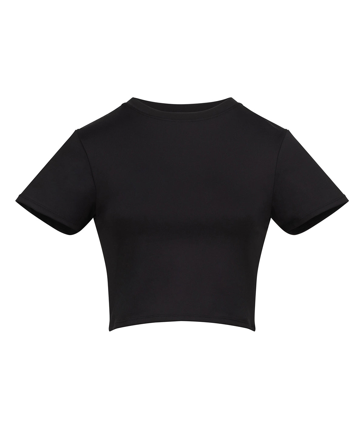 AWDis Women’s Recycled Cropped T - Jet Black*