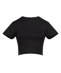 AWDis Women’s Recycled Cropped T - Jet Black*