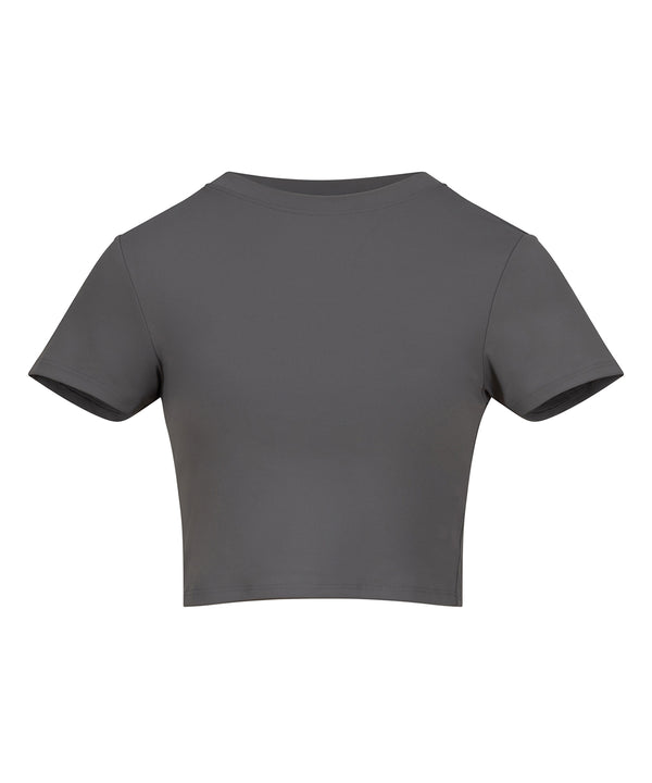 AWDis Women’s Recycled Cropped T - Platinum Grey