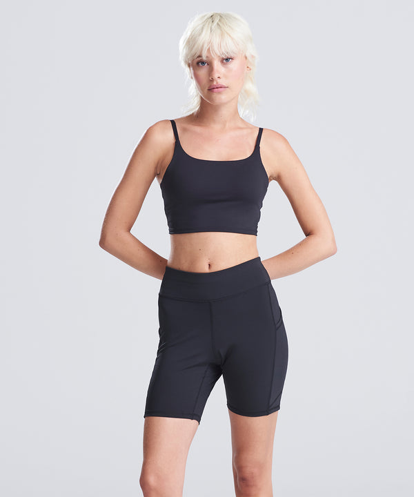 AWDis Women’s Recycled Tech Shorts - Jet Black