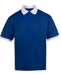 AWDis Retro Sports Jersey - Dark Royal/White