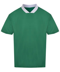 AWDis Retro Sports Jersey - Green/White