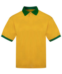 AWDis Retro Sports Jersey - Yellow/Green