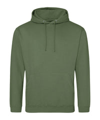 AWDis College Hoodie - Earthy Green