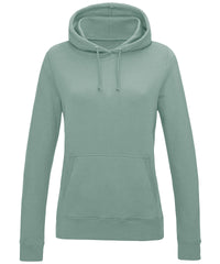 AWDis Women's College Hoodie - Dusty Green