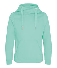 AWDis Cross Neck Hoodie - Peppermint