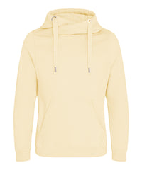 AWDis Cross Neck Hoodie - Vanilla Milkshake