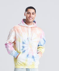 AWDis Tie Dye Hoodie - Blue Cloud