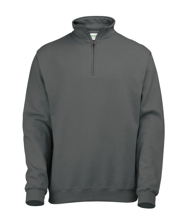 AWDis Sophomore ¼ Zip Sweatshirt - Charcoal