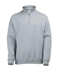 AWDis Sophomore ¼ Zip Sweatshirt - Heather Grey