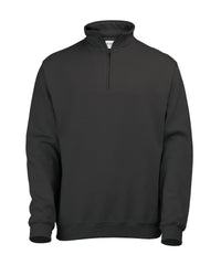 AWDis Sophomore ¼ Zip Sweatshirt - Jet Black