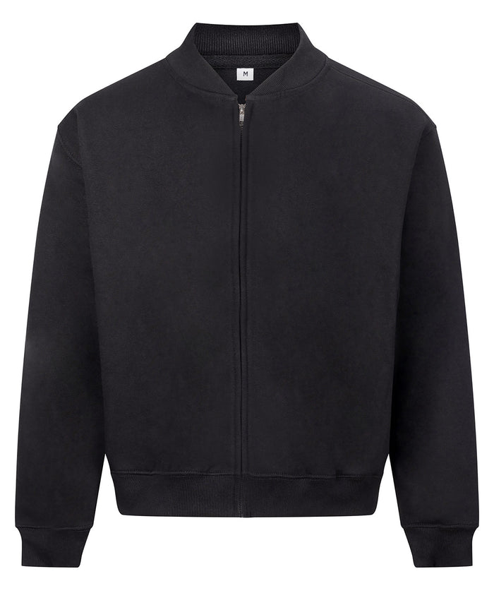 AWDis Signature Heavyweight Bomber Sweat - Deep Black