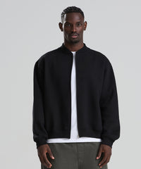 AWDis Signature Heavyweight Bomber Sweat - Deep Black