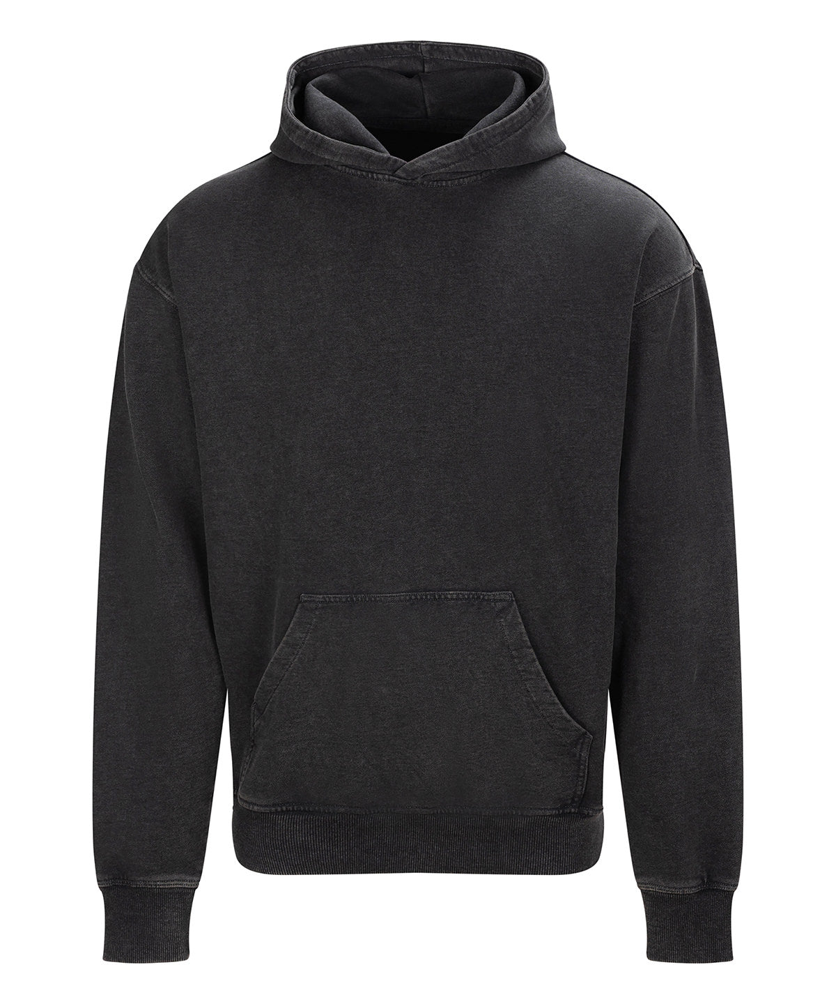 AWDis Vintage Washed Hoodie - Washed Black