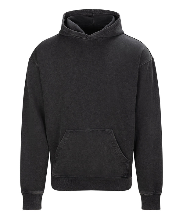 AWDis Vintage Washed Hoodie - Washed Black