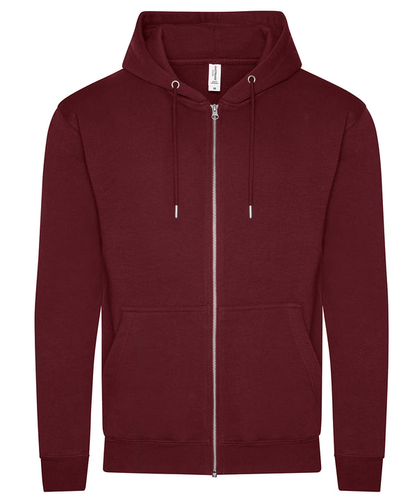 AWDis Organic Zoodie - Burgundy
