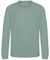 Kids AWDis Sweatshirt - Dusty Green