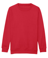 Kids AWDis Sweatshirt - Fire Red