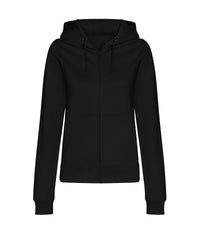 AWDis Women’s College Zoodie - Deep Black