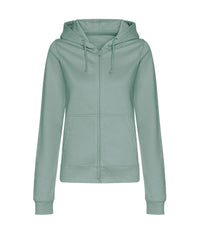 AWDis Women’s College Zoodie - Dusty Green