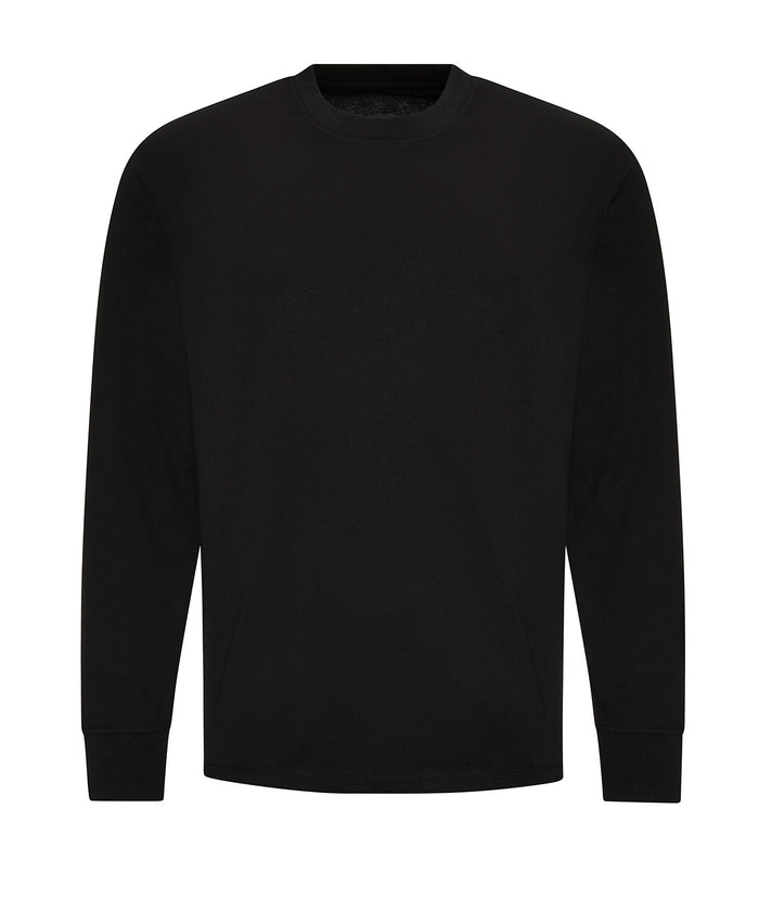 Awdisjustts Oversize 100 Long Sleeve T - Deep Black