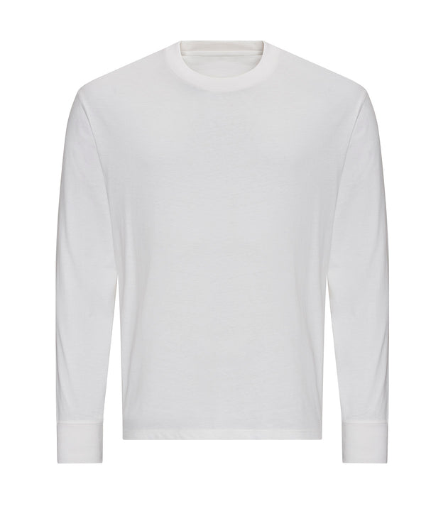 Awdisjustts Oversize 100 Long Sleeve T - White