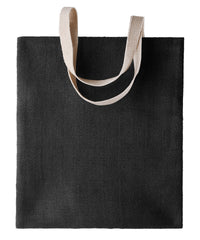 Kimood 100% Natural Yarn Dyed Jute Bag - Natural/Cappucino