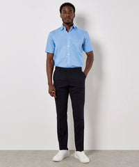Kustom Kit Business Shirt Short-sleeved (classic Fit) - Black