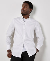 Kustom Kit Premium Oxford Shirt Long-sleeved (tailored Fit) - Light Blue*