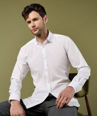 Kustom Kit Business Shirt Long-sleeved (slim Fit) - White