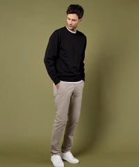 Kustom Kit Regular Fit Arundel Crew Neck Sweater - Black
