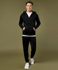 Kustom Kit Klassic Hooded Zipped Jacket Superwash® 60° Long Sleeve (regular Fit) - Black