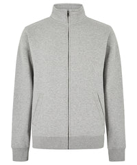 Kustom Kit Regular Fit Zipped Sweatshirt - Heather Grey