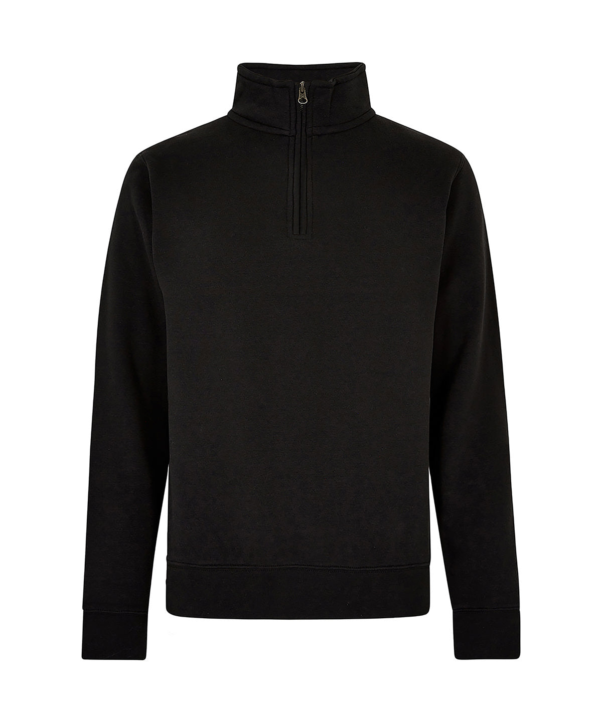 Kustom Kit Regular Fit ¼-zip Sweatshirt - Black