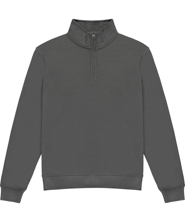 Kustom Kit Regular Fit ¼-zip Sweatshirt - Dark Grey