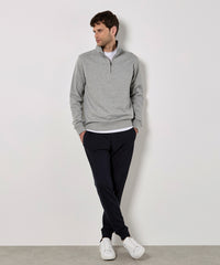 Kustom Kit Regular Fit ¼-zip Sweatshirt - Black
