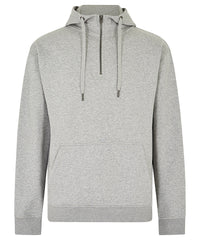 Kustom Kit Regular Fit 1/4 Zip Hoodie - Heather Grey