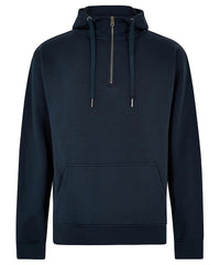 Kustom Kit Regular Fit 1/4 Zip Hoodie - Navy