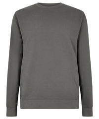 Kustom Kit Regular Fit Piqué Sweatshirt - Dark Grey